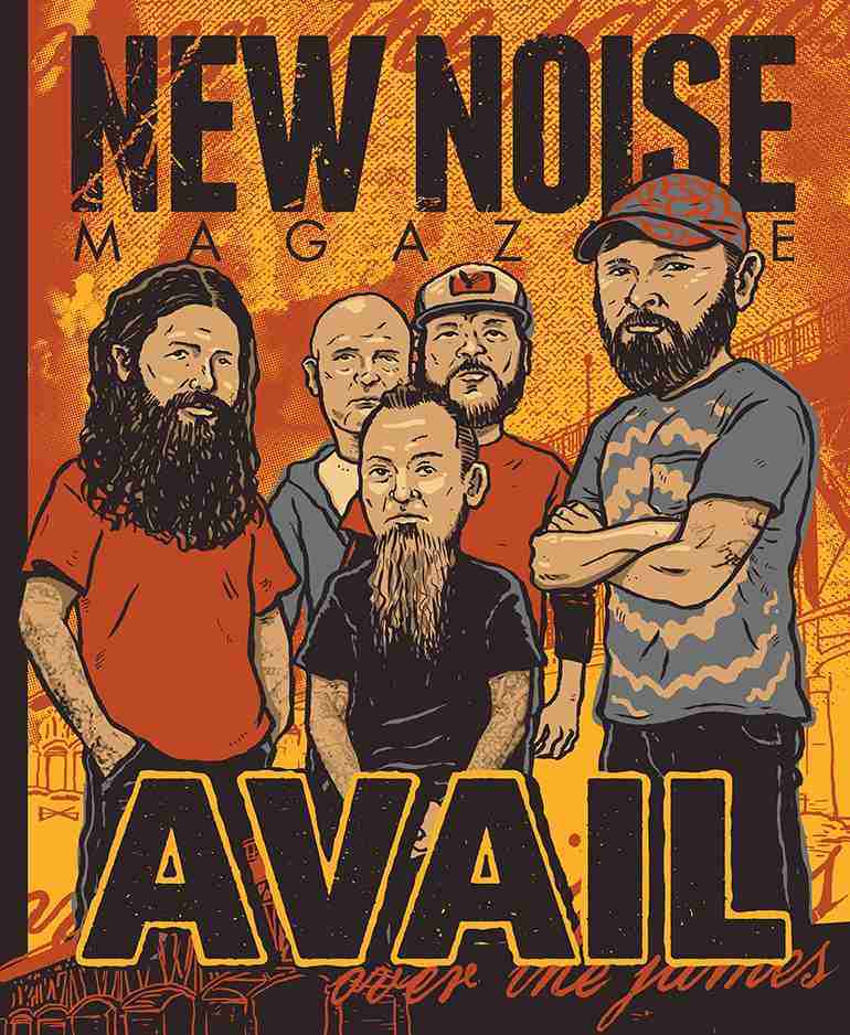 Avail On The Cover of New Noise Magazine, Including Exclusive Track On Flexi