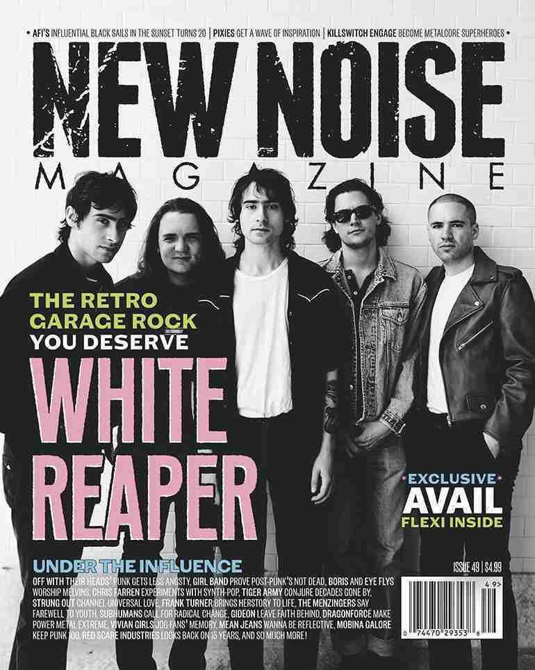 White Reaper On The Cover of New Noise Magazine, Including Exclusive AVAIL Flexi